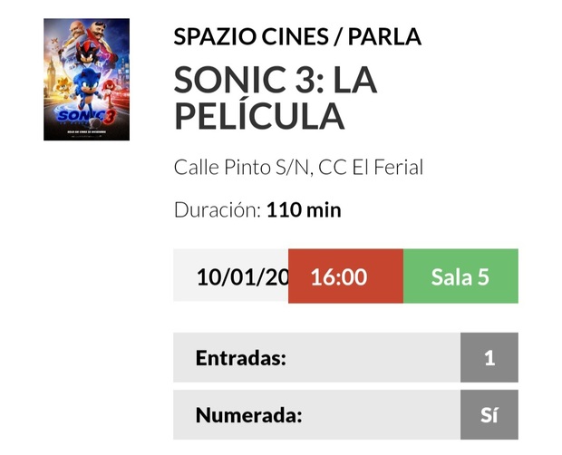 Sonic 3: Mi Entrada.