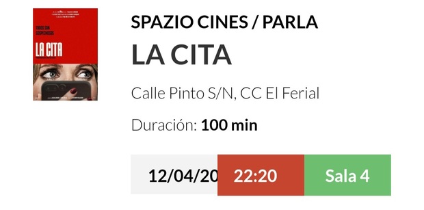 La Cita: Breve Crítica y Entrada [Sin Spoilers]. Nota: 7/10
