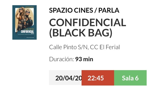 Confidencial (Black Bag): Breve Crítica y Entrada [Sin Spoilers]. Nota: 7/10.