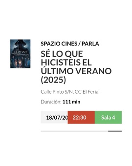 Se lo que Hicisteis el ultimo verano. Breve Crítica y Entrada [Sin Spoilers]. Nota: 6 /10.