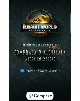 Jurassic World El Renacer. Hoy 18 de Agosto de 2025 estreno en streaming.