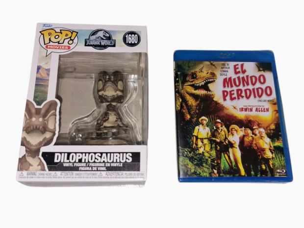 Dilophosaurus Funko Fósil Jurassic World + El Mundo Perdido: Mi Compra 23-08-2025.