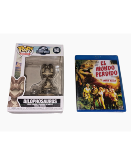 Dilophosaurus Funko Fósil Jurassic World + El Mundo Perdido: Mi Compra 23-08-2025.
