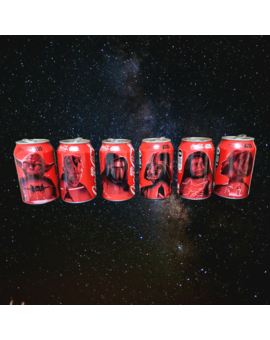 De momento va ganando el lado oscuro!. Latas Coca Cola Star Wars.