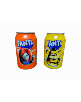Nueva colección Latas Fanta para Halloween de icónicos del terror.