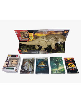 Distortus Rex, Rain Funko, Jurassic World Rebirth, Twister, Libro Jurassic: Adquisiciones 10-10-2025