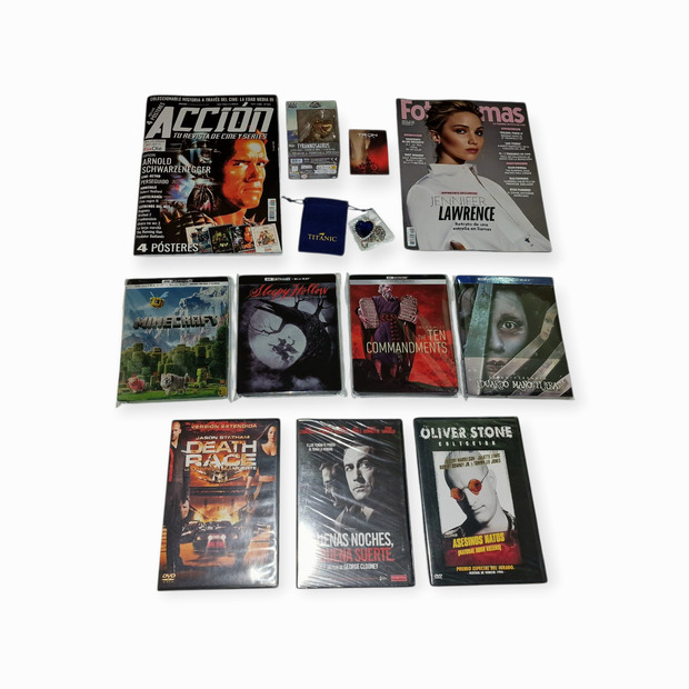 Minecraft, Sleepy Hollow, Los Diez Mandamientos, Eduardo Manostijeras, etc. Mis Compras 05-11-2025.