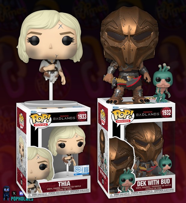 Funkos de Dek y Thia de Predator: Badlands.