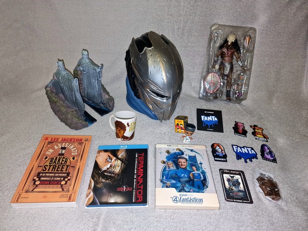 Palomitero Badlands, Feral Predator, Argonath, 4 Fantásticos, Terminator, etc. Mis Compras 19-11-25.