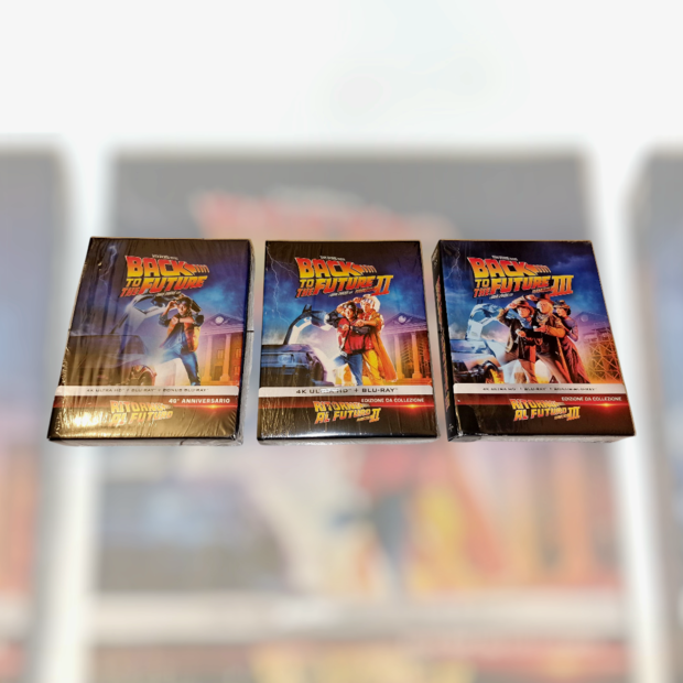Regreso al Futuro Ediciones coleccionistas italianas con Castellano. Mi Compra 22-11-2025.