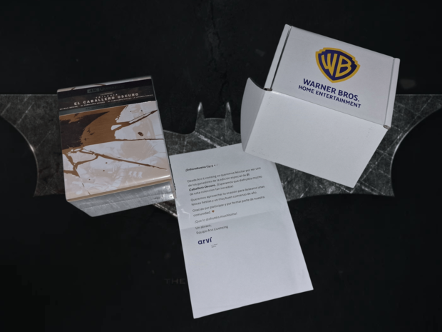 ¡Se adelantaron los reyes!. Pack coleccionista Batman El Caballero Oscuro. Gracias al sorteo de Arvi