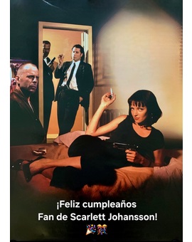 Hoy cumple años nuestro amigo y compañero de Mubis Fan de Scarlett Johansson