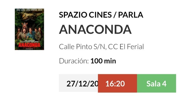 Anaconda: Mi Entrada 