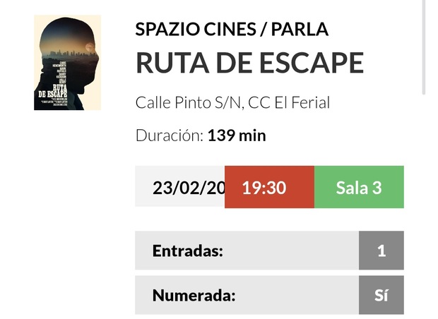 Ruta de Escape: Mi Entrada 