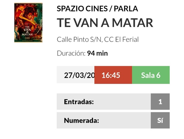 Te van a Matar: Mi Entrada 