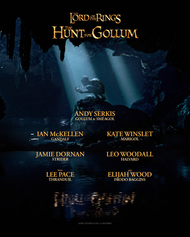 Reparto confirmado. La Caza de Gollum.