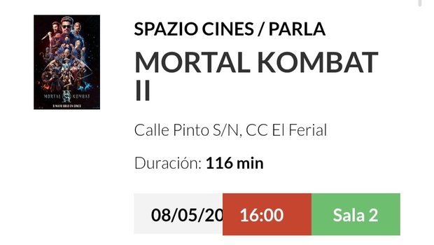 Mortal Kombat II. Mi opinión y mi entrada. 