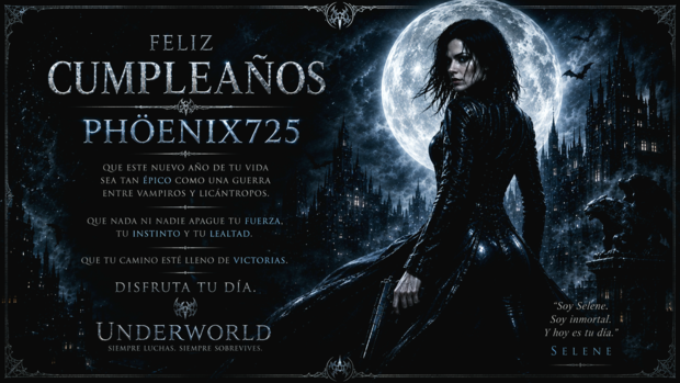 Hoy cumple años nuestra querida amiga y compañera de mubis Phöenix725