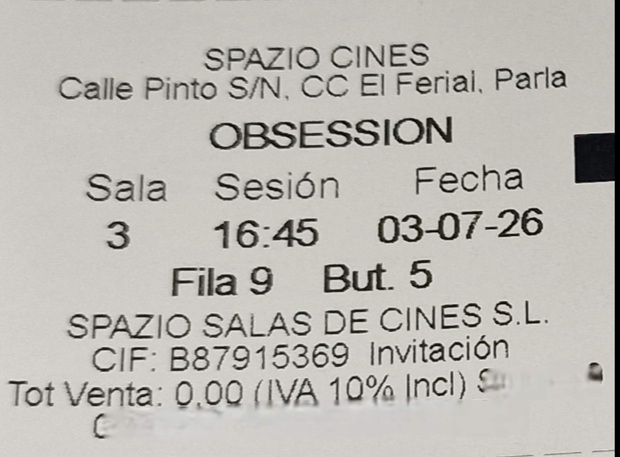 Obsesión: Mi Entrada 