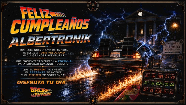 Hoy cumple años nuestro querido amigo y compañero de mubis Albertronik!.