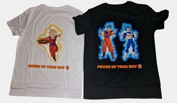 Camisetas Dragon Ball de Burger King