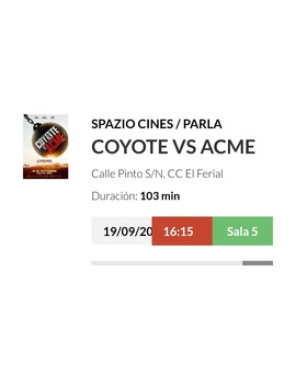 Coyote vs Acme. Breve opinión.