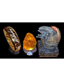 Lo que el día muestra... [Lámparas Señor Anillos, Jurassic Park y Alien].