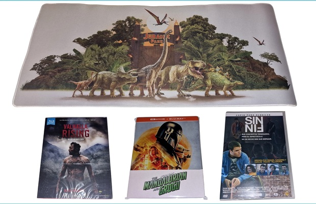 Valhalla Rising, The Mandalorian and Grogu, Sin Fin, y Alfombrilla Jurassic Park. Compras 04-10-2026