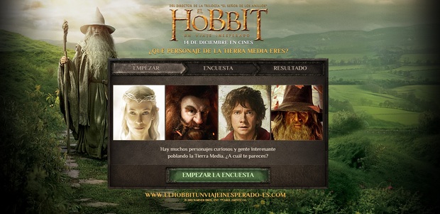 El Hobbit. Encuesta ¿Que personaje eres?