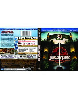 JURASSIC PARK 3D BLURAY CARATULA