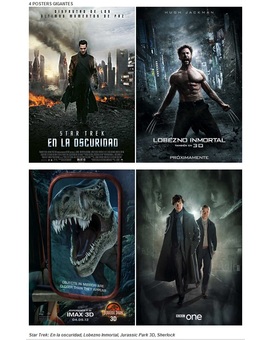 POSTERS ACCION CINE MES JULIO 2013