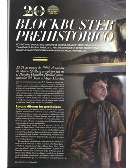 REPORTAJE CINEMANIA JURASSIC PARK 3D  1/4