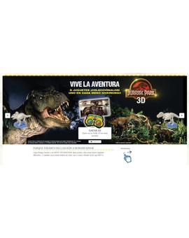 JURASSIC PARK 3D: BURGER KING REGALA JUGUETES DE LA PELICULA