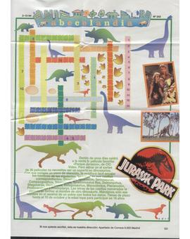 Jurassic Park Crucigrama