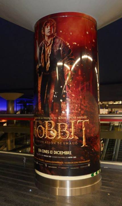 EL HOBBIT LA DESOLACION DE SMAUG: DECORACION ESTACION NUEVOS MINISTERIOS MADRID 5