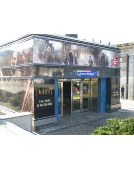 EL HOBBIT LA DESOLACION DE SMAUG: DECORACION ESTACION NUEVOS MINISTERIOS MADRID 9