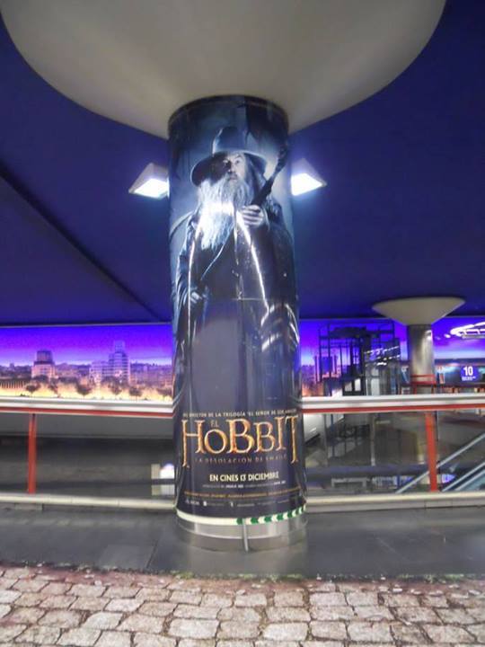 EL HOBBIT LA DESOLACION DE SMAUG: DECORACION ESTACION NUEVOS MINISTERIOS MADRID 11