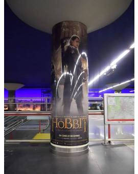 EL HOBBIT LA DESOLACION DE SMAUG: DECORACION ESTACION NUEVOS MINISTERIOS MADRID 13