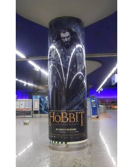 EL HOBBIT LA DESOLACION DE SMAUG: DECORACION ESTACION NUEVOS MINISTERIOS MADRID 14