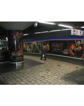 EL HOBBIT LA DESOLACION DE SMAUG: DECORACION ESTACION NUEVOS MINISTERIOS MADRID 19