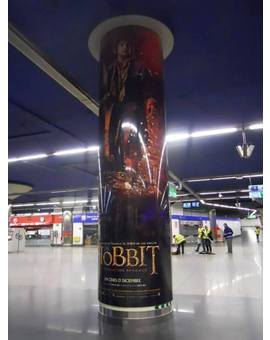 EL HOBBIT LA DESOLACION DE SMAUG: DECORACION ESTACION NUEVOS MINISTERIOS MADRID 21