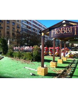 EL HOBBIT UN VIAJE INESPERADO: DECORACION ESTACION NUEVOS MINISTERIOS MADRID 7