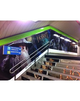 EL HOBBIT UN VIAJE INESPERADO: DECORACION ESTACION NUEVOS MINISTERIOS MADRID 10