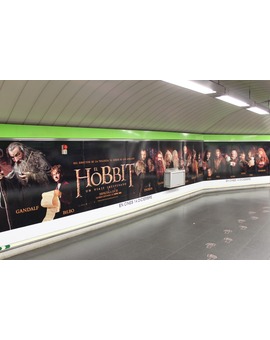 EL HOBBIT UN VIAJE INESPERADO: DECORACION ESTACION NUEVOS MINISTERIOS MADRID 17