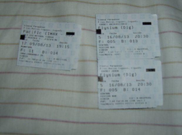 Mis entrada de PACIFIC RIM Y ELISYUM