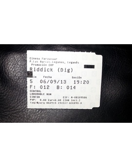 Mi entrada de RIDDICK