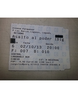 Mi entrada de ASALTO AL PODER