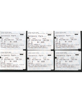 Mis entradas de JURASSIC PARK 3D   RESUMEN TODOS LOS VISIONADOS REESTRENO