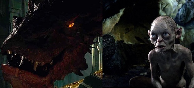 Gollum vs Smaug ¿Cual es tu personaje favorito?