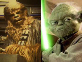 yoda vs chewbacca ¿CUAL ES TU PERSONAJE FAVORITO? en su perfil